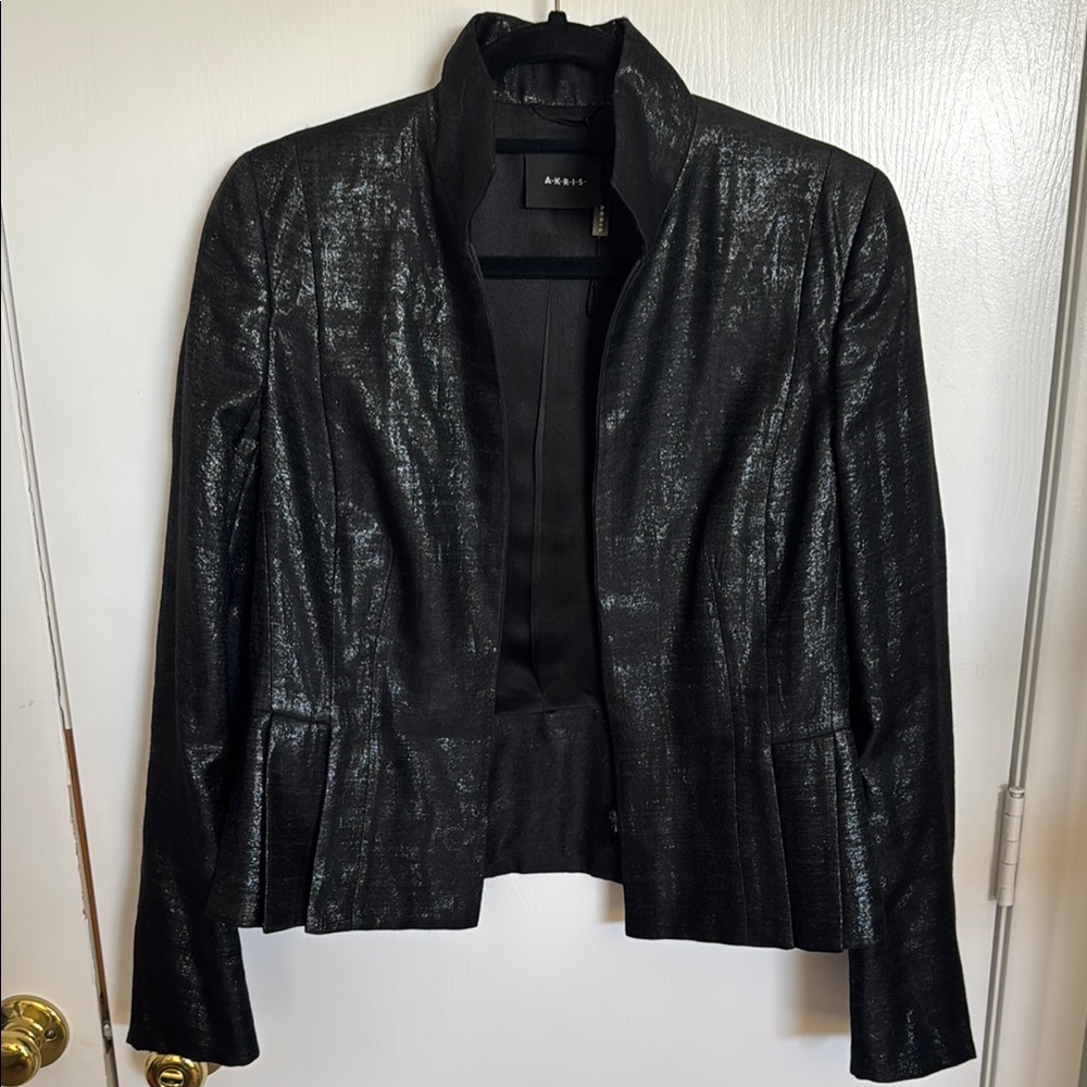 Akris Black Blazer with Modern Silhouette